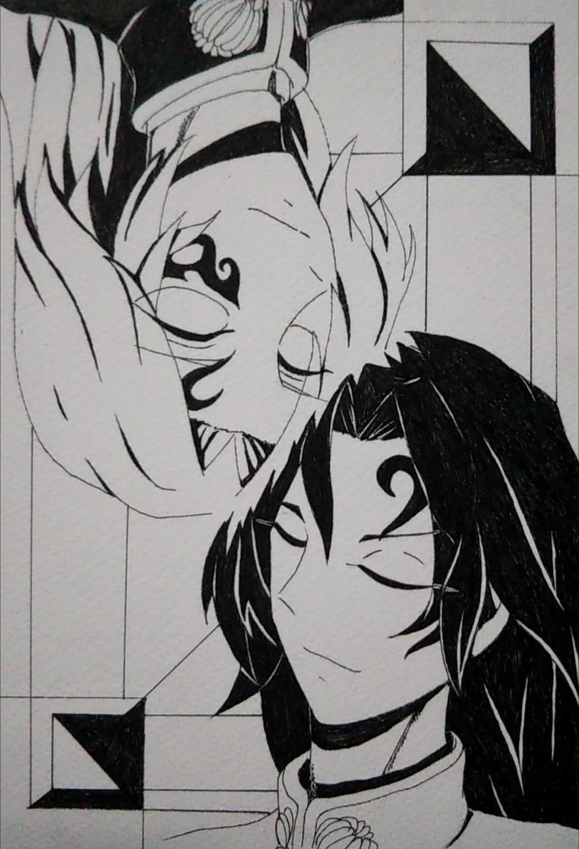 モブ 完成 またまた 友達からリクエスト 難しかったけど楽しかった Identityv Identityvイラスト 白黒無常 イラスト好きさんと繋がりたい