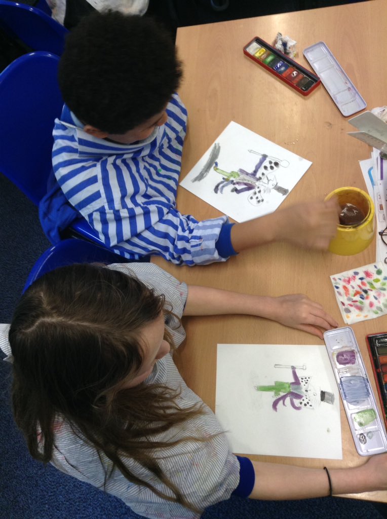 latimerprimary's tweet image. #ClassCM have created some lovely pieces of art work in the style of Quentin Blake!🎨 #LatimerArt