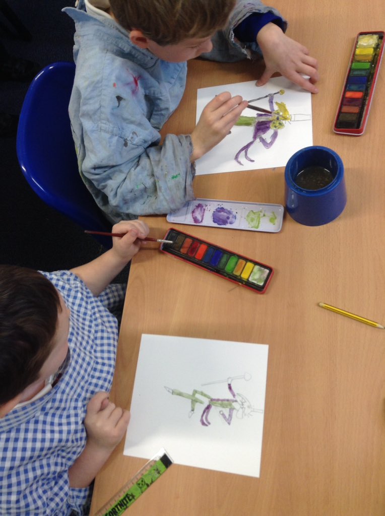 latimerprimary's tweet image. #ClassCM have created some lovely pieces of art work in the style of Quentin Blake!🎨 #LatimerArt