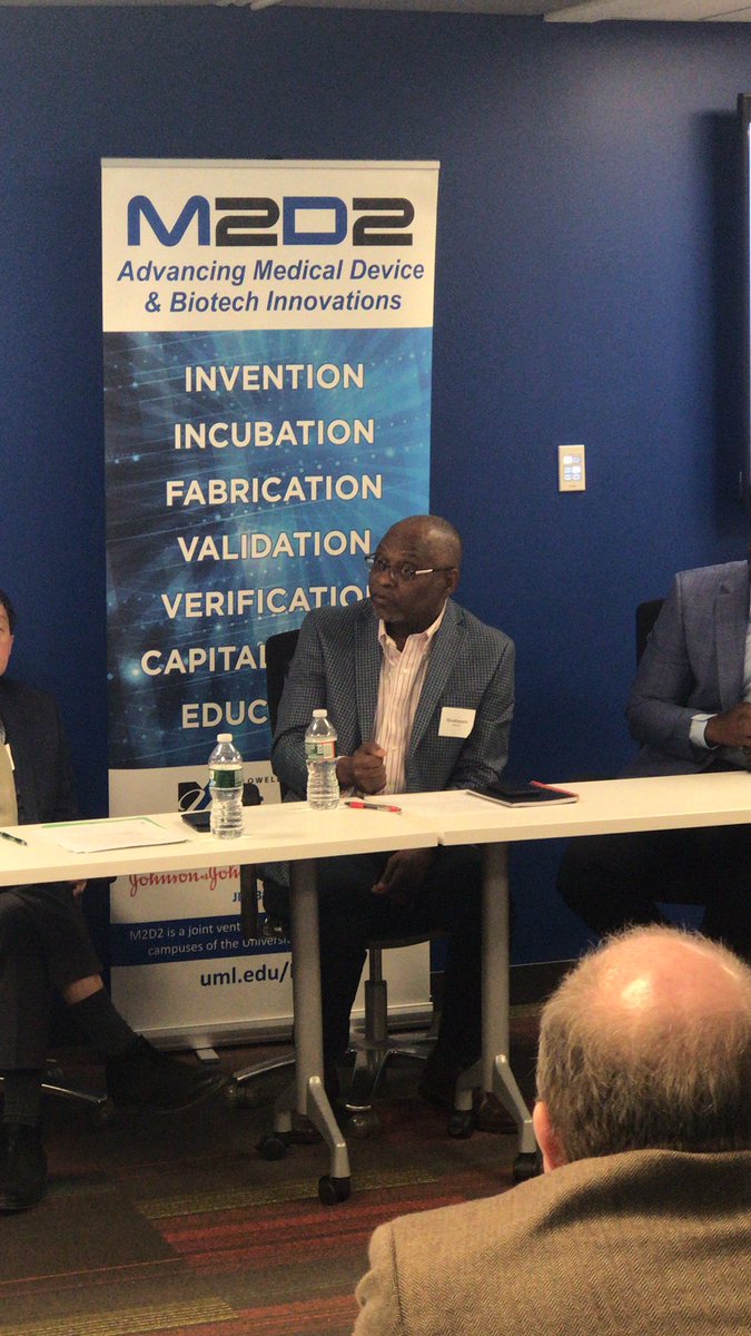 UMassM2D2's tweet photo. @IbraheemBadejo: “TRAINING is key to the success of a first in-human pilot study.” @JLABS @JNJInnovation #ClinicalTrials #InHumanTrialS https://t.co/87S3X1dVsm