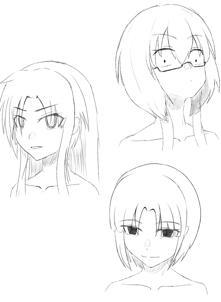 しおずはやよいで顔練習
やよいちゃん髪の毛もさもさしてて描くの難しい…難しくない? 