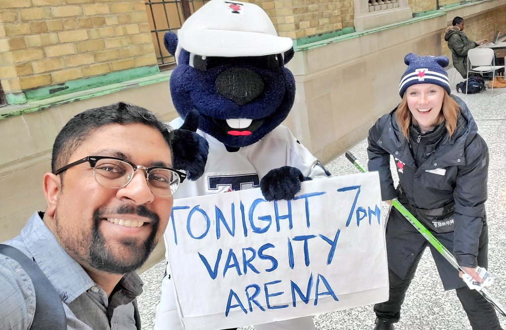 ChiragVariawa's tweet photo. Downtown Showdown tonight at 7pm, #UofT @Varsity_Blues Women's Hockey vs. Ryerson University! Let's come out and support our Varsity Athletes :)

It's indoors too, snow or no snow.
#uoftengineering https://t.co/RLvr4U63xX