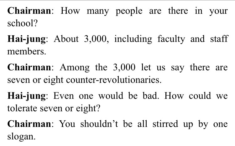 rohmerfan1127's tweet photo. This conversation between Mao and his niece (thank you @lakeeater and @public_friend) is absolutely hilarious. Emblematic of the relationship between Mao and Maoists https://t.co/nm1XDJEQ5b