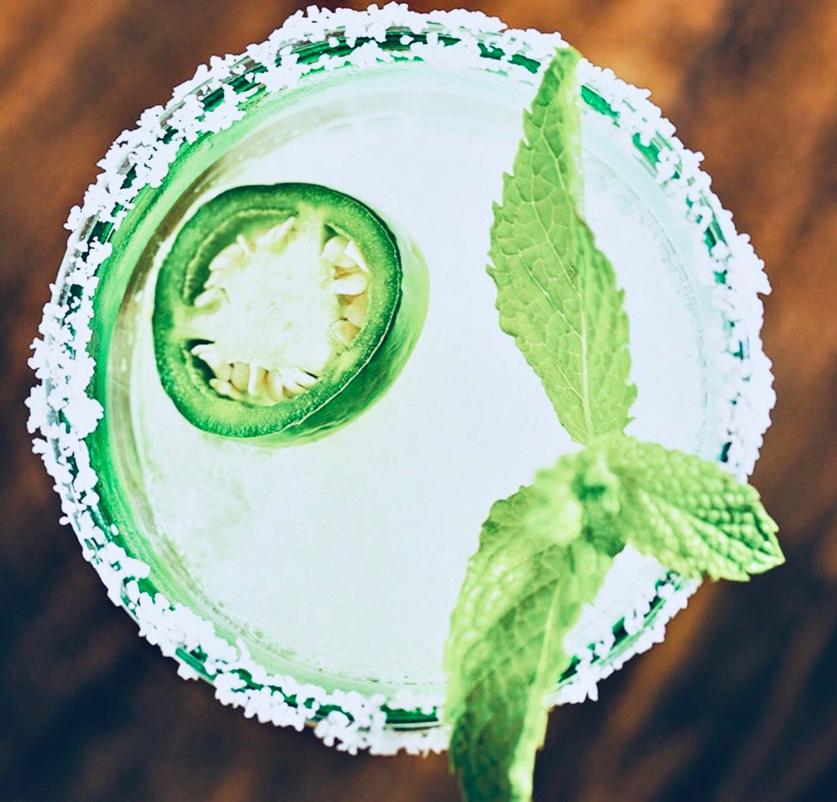 Isn't she lovely?

To perfectly salt your rim follow the below instructions:

- Fill a shallow saucer with about ¼” of salt
- Take a fresh lime wedge and slide it along the rim of the glass
- Tilt the glass and dip the outside edge of the glass into the salt as you rotate it