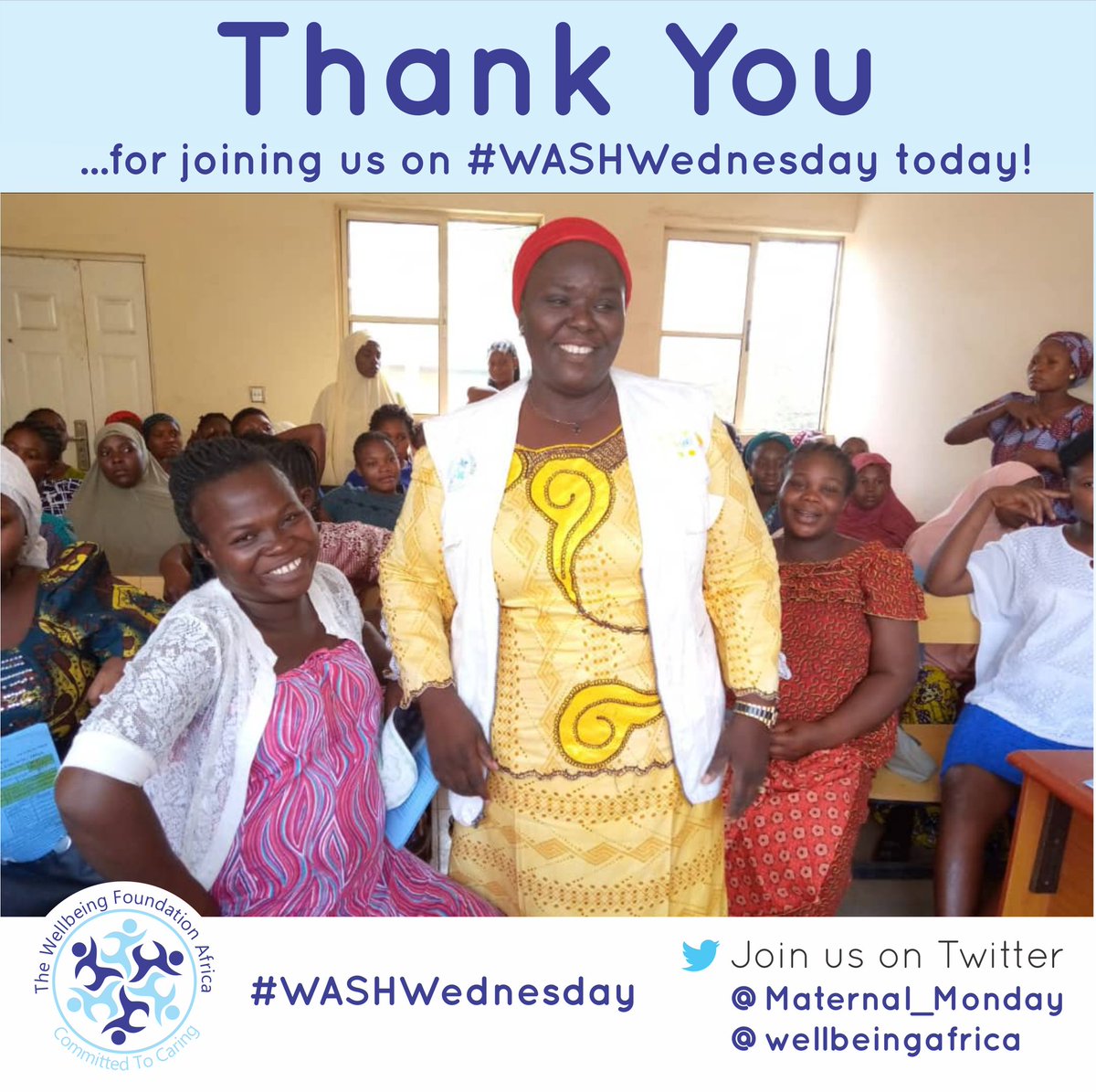 wellbeingafrica's tweet photo. Our midwives are strategically located in Lagos, Kaduna, Kwara, Osun States and Abuja to serve as #SanitationAngels across various healthcare facilities. #WASHWednesday #WASH #SanitationAngels #teachclean #HygieneInHCF #Health #water @USAIDWater @Fmohnigeria @WBG_Health https://t.co/Tna90gzZic