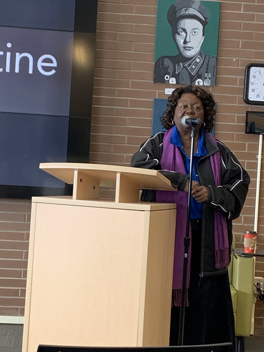 Incredible opportunity to hear from the Honourable <a href="/JeanAugustine07/">Hon. Jean Augustine, P.C., C.M., O.Ont., C.B.E.</a> about her journey to bring Black History Month to Canada in 1995. As our school’s namesake reminds us “Black history is Canadian history”.