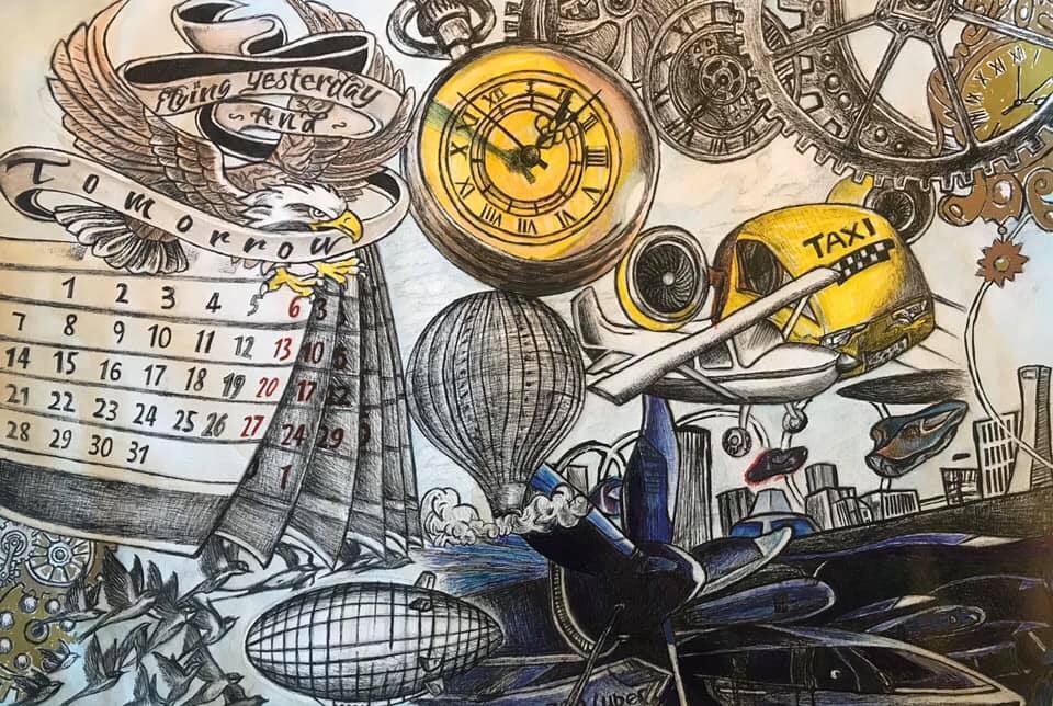 MHCHSVisualArts's tweet photo. Congratulations Merryl Oliveros!  10th Place in the State of NC! @masseyhillclass @CumberlandCoSch @CCSArtsEd @NCDOT https://t.co/44HVQMff23