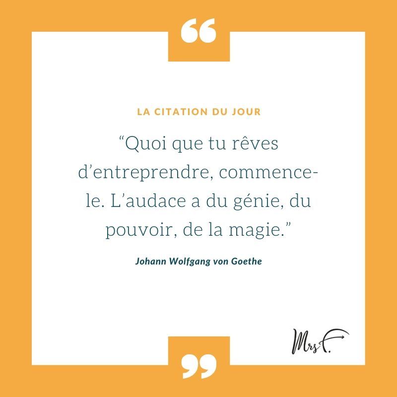 75 Citation De Goethe Sur L Audace CitezFrais