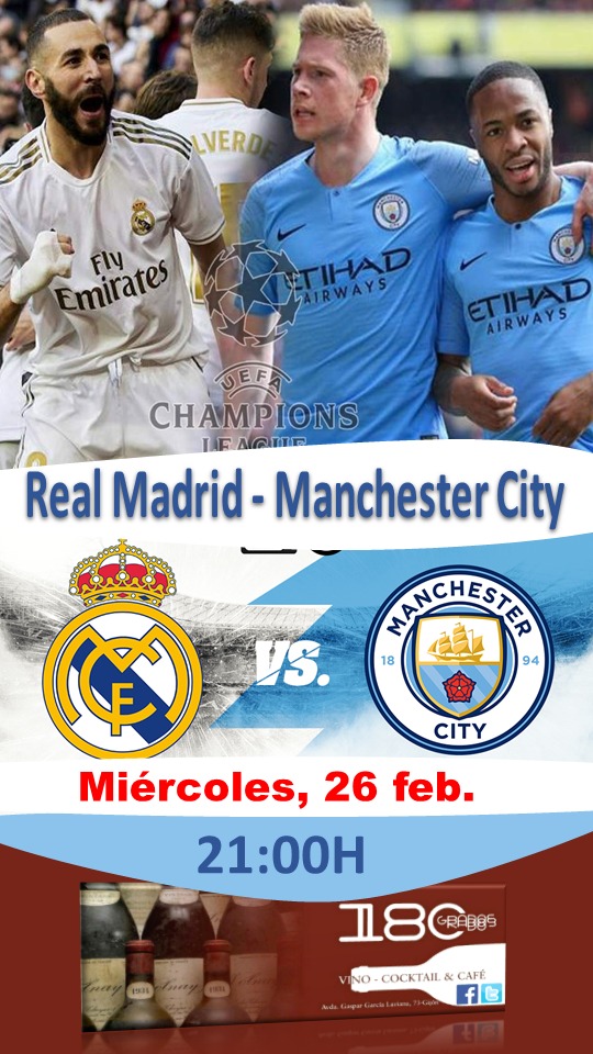 Bar180Grados's tweet photo. Seguimos esta noche, como siempre, con el fútbol de la UEFA Champions League. Guardiola vuelve al Bernabeu...parece que puede haber partidazo !!. Disfrútalo en Café Bar 180 Grados. 
#Gijón #Cenas #Cerveza #Copas #Fútbol #ChampionsLeague https://t.co/vBd2hpDYuZ