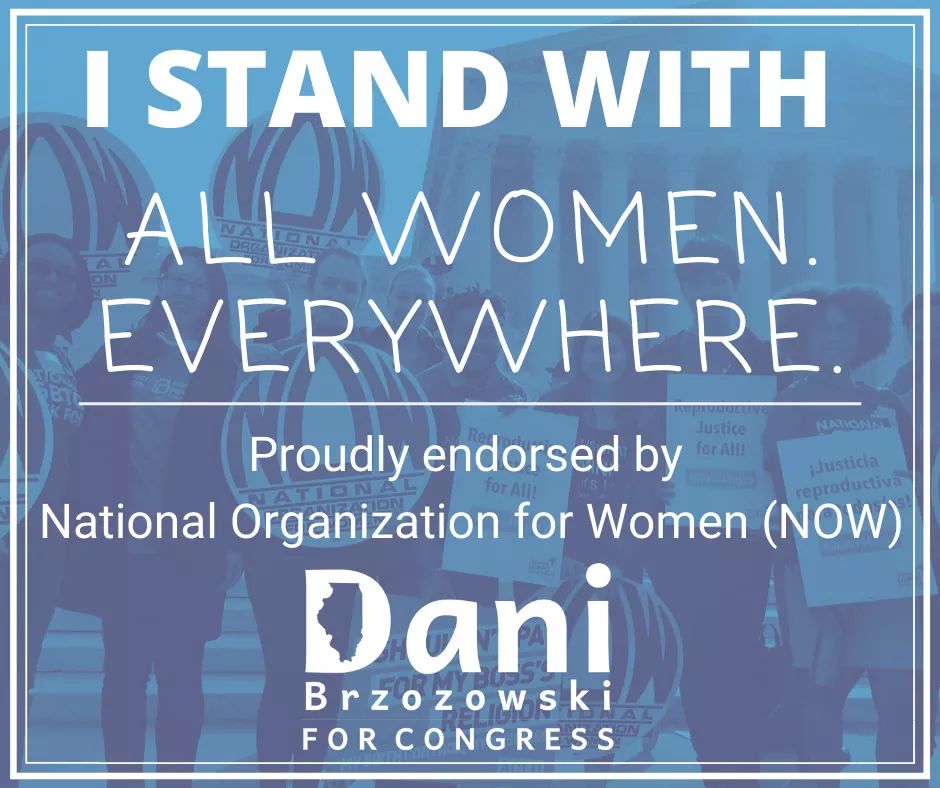 DaniForCongress's tweet photo. The company you keep. ❤️

I am so honored to join the likes of Lauren Underwood, Marie Newman, and Betsy Dirksen Londrigan on the list of women endorsed by @NationalNOWPAC.

#IL16 https://t.co/43VbeTYNHt