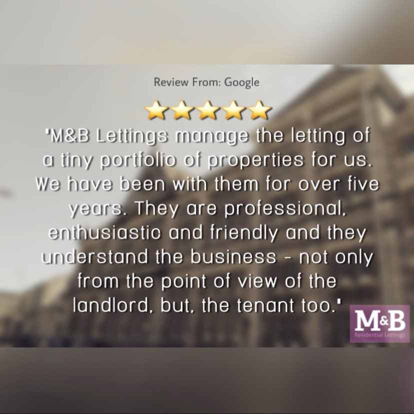 We love receiving feedback from our Tenants and our Landlords! 😁 Please feel free to make any comments on our Facebook page or on Google.