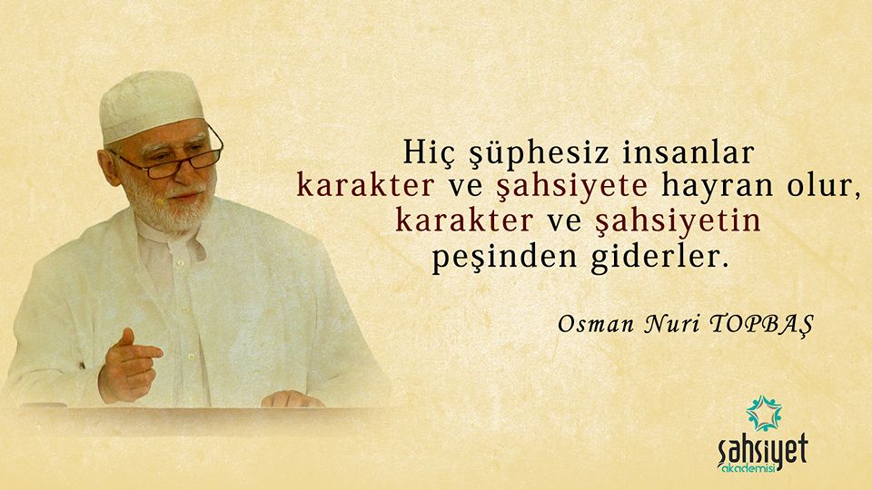 sahsiyetatolye's tweet photo. Hiç şüphesiz insanlar karakter ve şahsiyete hayran olur. karakter ve şahsiyetin peşinden giderler.

Osman Nuri TOPBAŞ https://t.co/8SxyGVECyJ