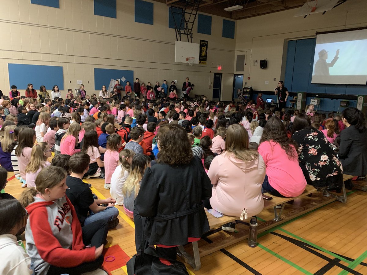 Sooooo many pink shirts in our assembly this morning!! #kindnessisfree #wearemidnapore