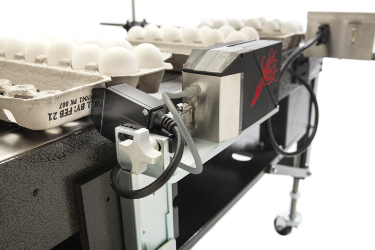 The CoPilot Flex is engineered for simple integration on your existing egg packing line or wherever space constraints are an issue. At print speeds of up to 135 ft/minute, the CoPilot Flex is sure to keep your production moving. Click here to read more! squidink.com/products/hi-re…