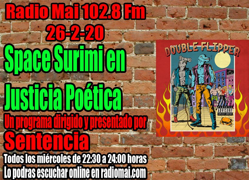 Justicia_Poetic's tweet photo. No se pierdan el programa de hoy. Además escucharemos un tema inédito de @SpaceSurimi en exclusiva!!
#Radio #rap #electro_rap #electro_funk #hiphop #HipHopRadio #undergroundhiphop #underground #musica #music #Retro #retrowave https://t.co/tGKRMchaT8