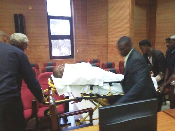 thecableng's tweet photo. In handcuffs, on wheelchair… outstanding images from #Metuh’s trial | TheCable https://t.co/ERtq7DOROF https://t.co/XKO2TOn03H