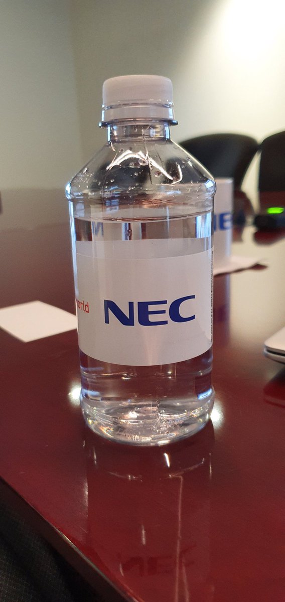 You feel confident when all solutions coming from 120 years old company <a href="/NECEnterprise/">NEC Enterprise</a> even the water you drink 😉