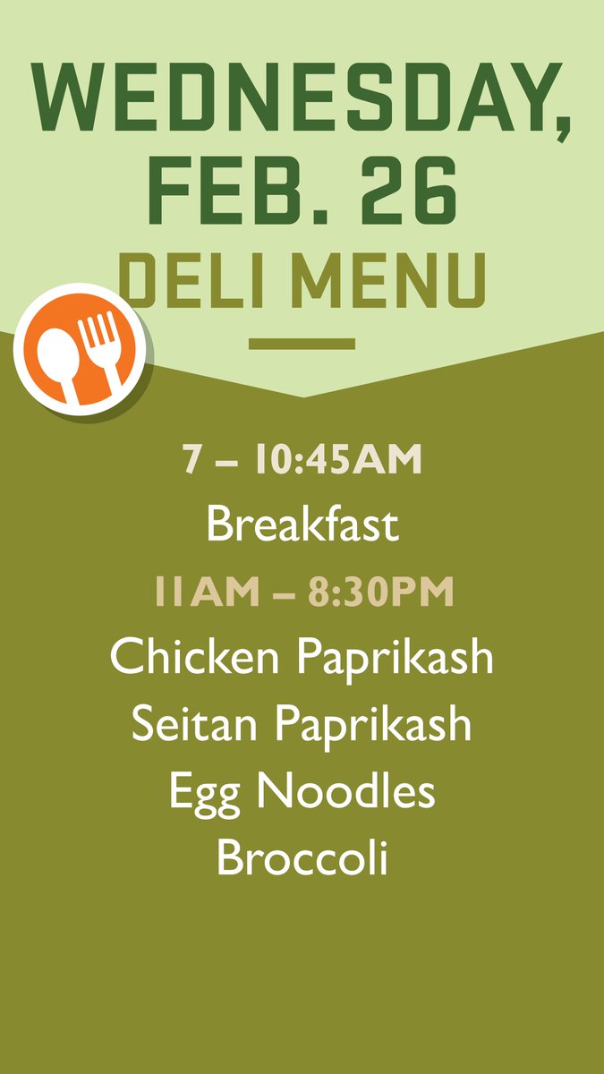 Let us cook for you!