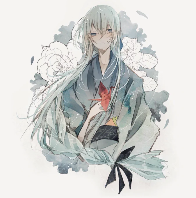 三つ編み江雪さん 
