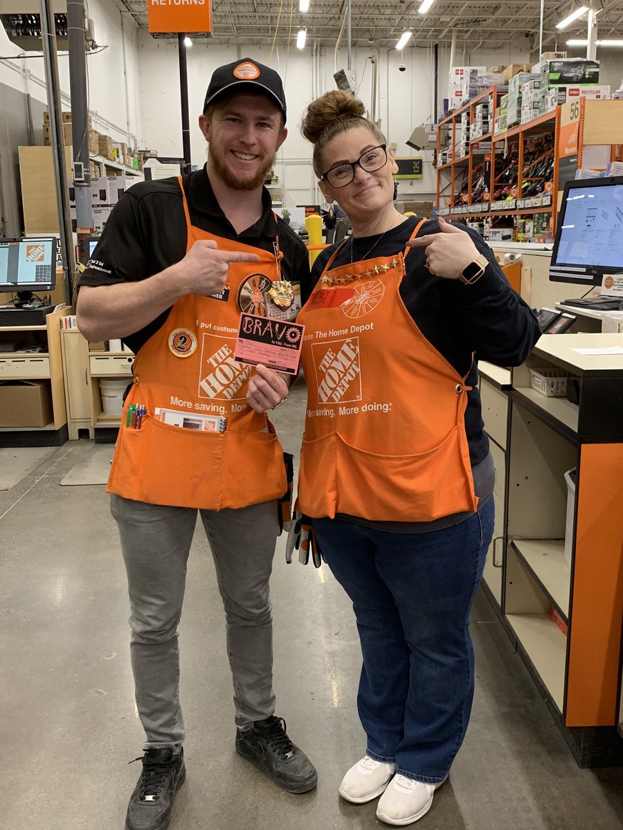 A huge bravo to our newest service desk associate here at 2103! Tabi has been here for less than 2 weeks and been mentioned 14 times in the VOC! Great job Tabi! Keep getting them gold stars! ⭐️ <a href="/jordanolsen0288/">Jordan Olsen</a> @tricia61745028 @MarkStanley_THD <a href="/RouseJoel/">Joel Rouse</a>