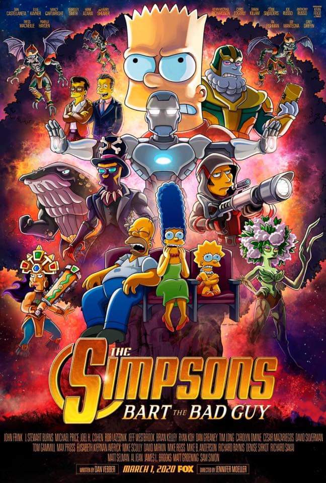 EsTrendMx's tweet photo. Póster promocional del episodio especial de los #Simpsons con #Marvel.
😍👌🏻🍿🎬 https://t.co/3DRzmMlIO6