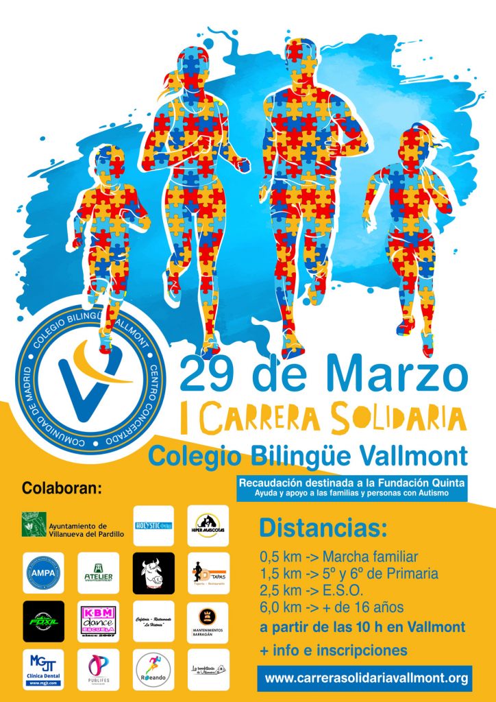 colegiovallmont's tweet photo. Hola @Ileanaguaita, te invitamos a correr nuestra I Carrera Solidaria a favor del Autismo el próximo 29 de marzo en Villanueva del Pardillo. Toda la información de la carrera está en https://t.co/9x1n3Add9i ¿Te esperamos? Nos haría mucha ilusión que vinieras 😃 https://t.co/HZqdKYRyut