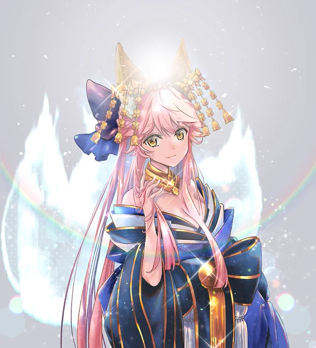 玉藻ちゃんの3臨女神感好き〜。 