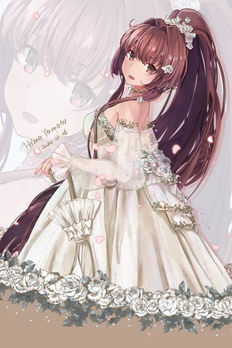 「solo wedding dress」 illustration images(Oldest)