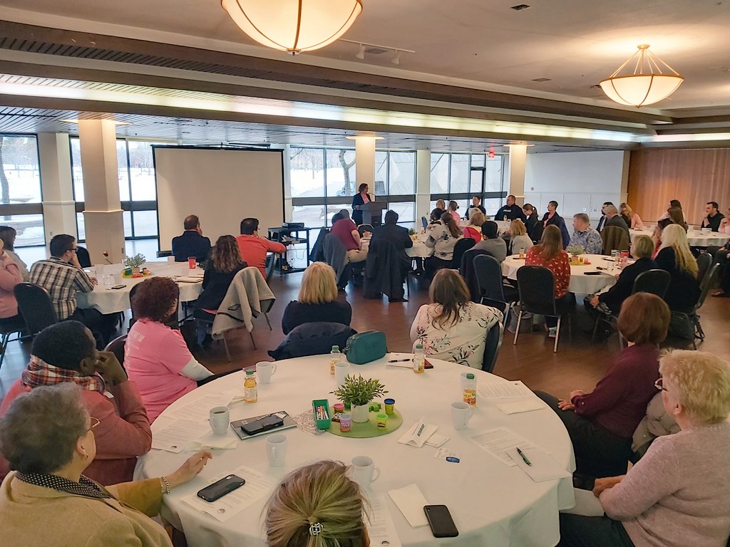 ChooseCornwall's tweet photo. Large crowd to discuss diversity in the workforce with the Mayor @BernadetteClem #UntappedWorkforce @SDCCornwall @Carilyne #ChooseCornwall https://t.co/2oTJqKBoIA