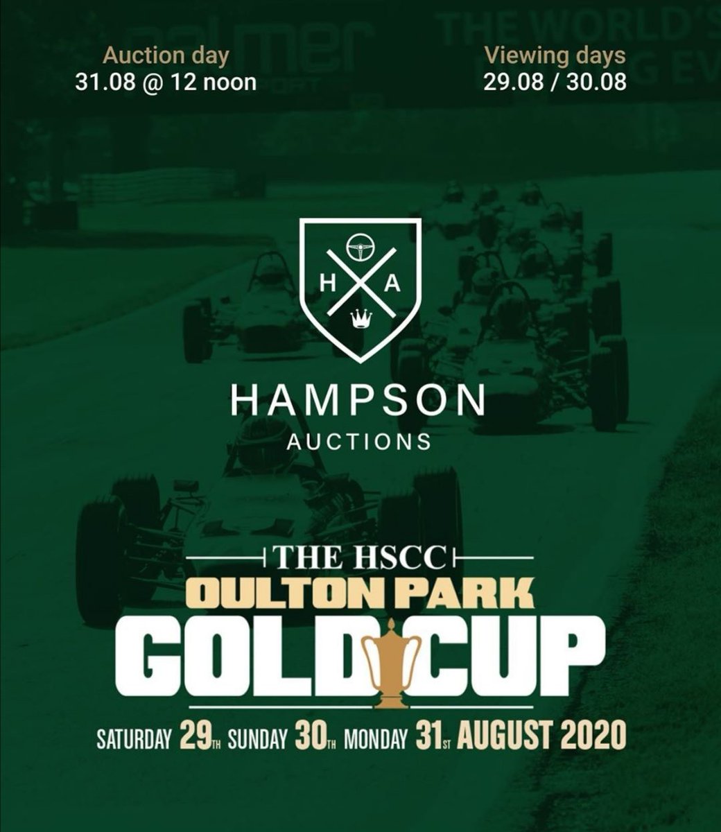 Join us on August Bank Holiday weekend for our classic car auction
#classiccars #classiccarauction #vintagecars #oultonpark #goldcup