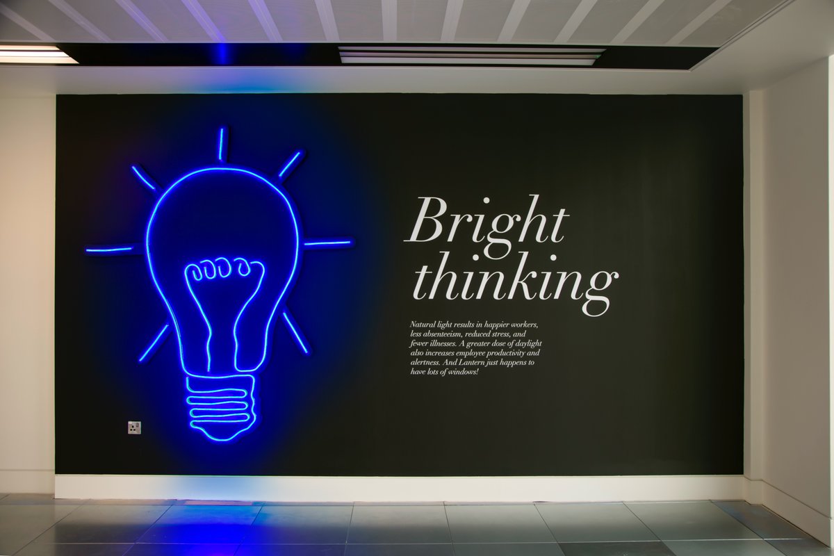 Lantern_MaidenH's tweet photo. Some interesting stats. Lucky our #workspace was designed these in mind! Clever, innovative floor plates that maximise space and light. A greater dose of daylight increases employee productivity and alertness💡@ArosArchitects #design #OfficeSpace #workplaceexperience https://t.co/Tb7v3bX2ly