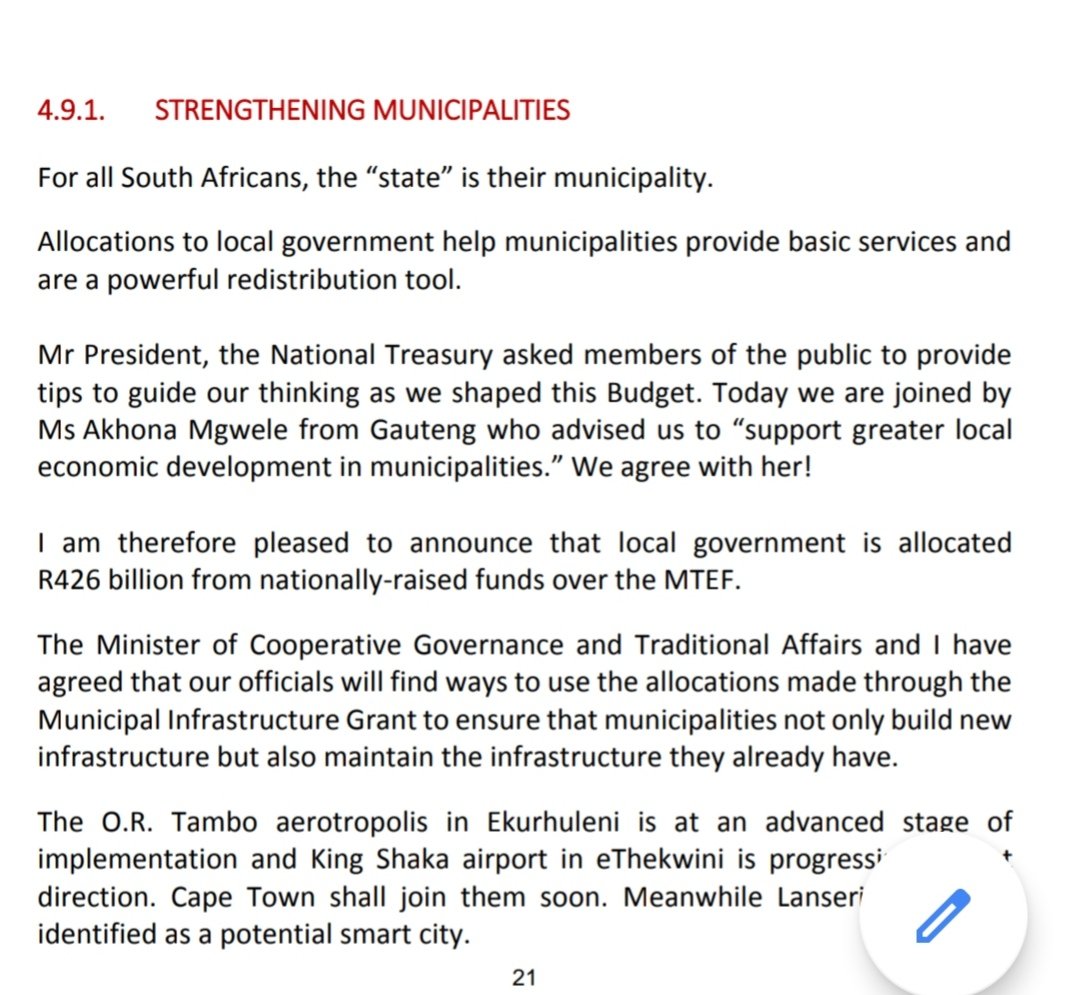 FDigone's tweet photo. #BudgetSpeech2020 mola mebasepala eya go fiwa masheleng a go balelwa go diranta tse di bilione tse 426 @RadioSekhukhune https://t.co/6EnyZKLfAz