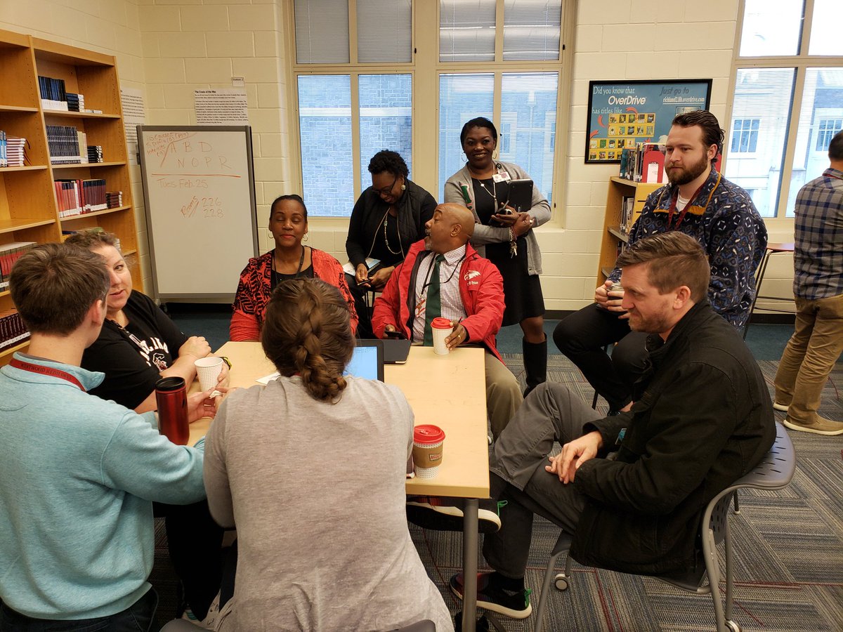 lvcoulter's tweet photo. It's #ShowcaseofLearning day @WHS_Redhawks ! Teachers show off their stuff! @RichlandTwo https://t.co/FsC3CCFmOm