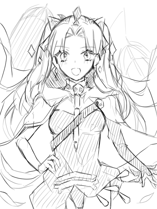 エレちゃんんの落書き 