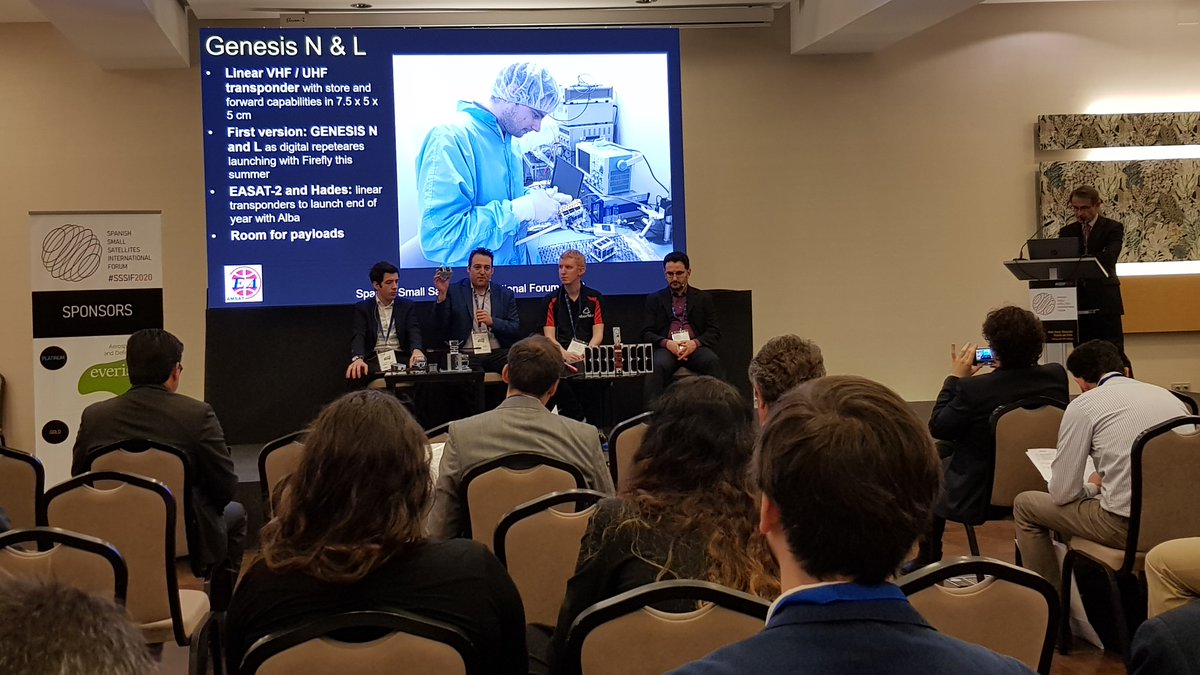 nanosatlabupc's tweet photo. Today @FossaSys is talking in the @SSSIForum about #PocketQube and the integration of the #PicoBus mission in our facilities at @nanosatlab using the @LibreSpace_Fnd PicoBus deployer.
https://t.co/n6ywcJFEdK
#picosatellites #SSSIF2020 #Malaga #NanoSatLab https://t.co/TK05zzSsS1
