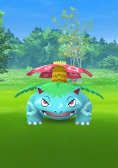 BulbaGanda's tweet photo. Party Hat Bulbasaur and Cloned Venusaur available to catch https://t.co/zBJ2DWRuFo