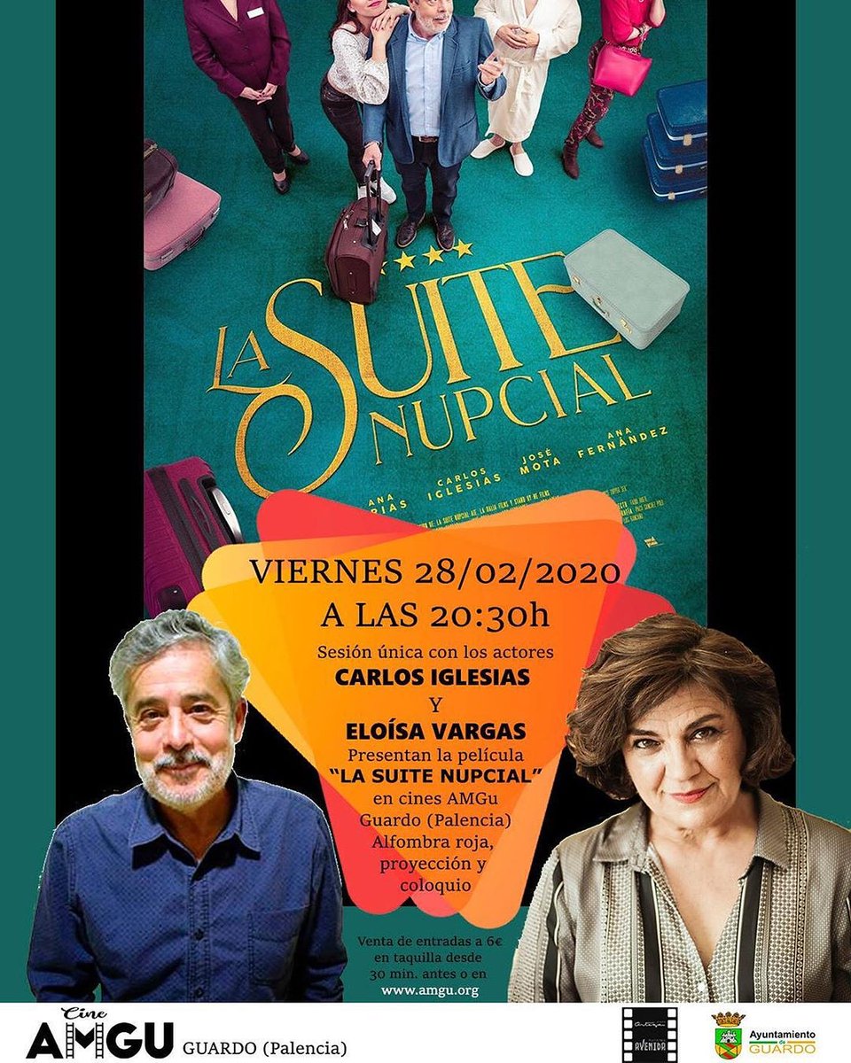 Este viernes 28 de febrero estaremos en Guardo para presentar La Suite Nupcial...
<a href="/lasuitenupcial/">lasuitenupcial</a>
<a href="/AMGuGuardo/">AMGu Guardo</a>