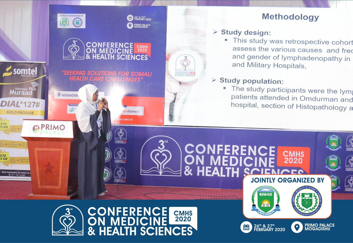 JamhuriyaUniv's tweet image. Researchers are sharing their findings and recommendations with the conference participants. This is a local solutions for our local healthcare problems.
#CMHS2020