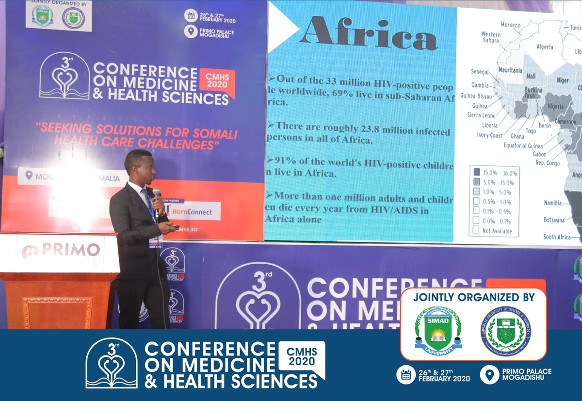 JamhuriyaUniv's tweet image. Researchers are sharing their findings and recommendations with the conference participants. This is a local solutions for our local healthcare problems.
#CMHS2020