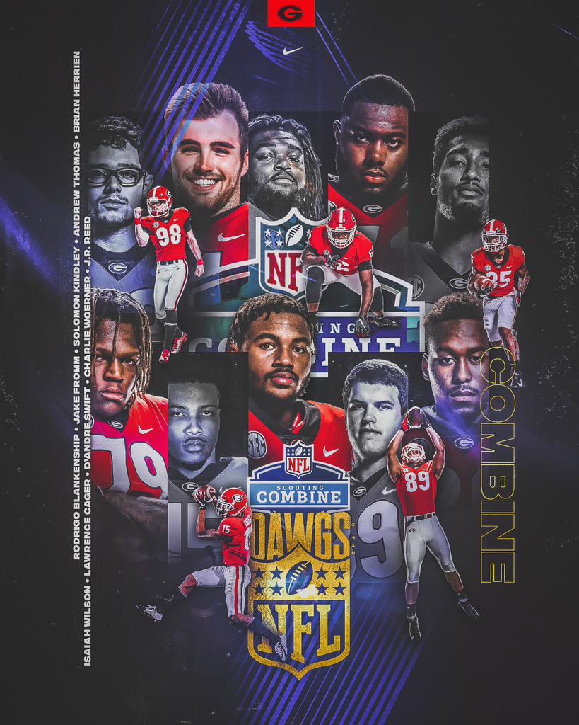 GeorgiaFootball's tweet image. The next step begins now. Good luck to all 10 of our Dawgs in Indianapolis this week‼️

#NFLCombine #GoDawgs