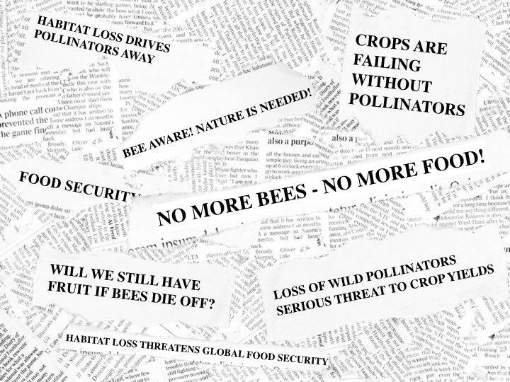 NextChapterGam1's tweet photo. Adding flavour to our game "Harm To Table" for @CGIARclimate! After each round, a news flash will occur that links decisions made in the game to climate change feedback events! Seen below is news of a crop fail feedback that occurs if too much bee habitat is destroyed. @GameJam20 https://t.co/Gos0rfxl5L