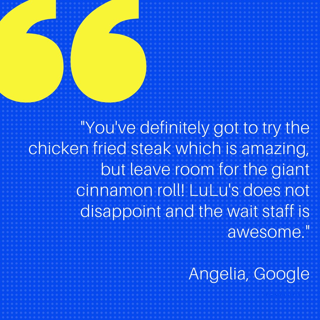 LulusBakeryTX's tweet photo. Check out what our awesome customers are saying about us. Thank you, Angelia, for your kind review!
#lulusbakeryandcafe #southerncomfort #comfortfood #sanantonio #tx #giantcinnamonrolls #texas https://t.co/gGThuoUh0l