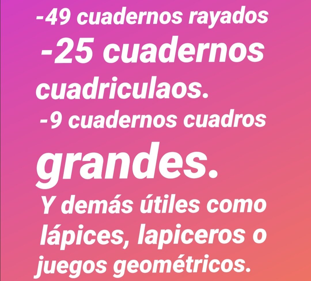 Cruzco9503's tweet photo. Hola, ¿me ayudas? Trabajo en un colegio en donde la mayoría de los niños son de escasos recursos y muchos no tienen cómo comprar sus útiles. Si quieres donar algo, por pequeño que sea, te agradeceríamos mucho y si no tienes cómo, solo da rt. Escríbeme al privado o al 3002836728. https://t.co/6NBo0CkukI