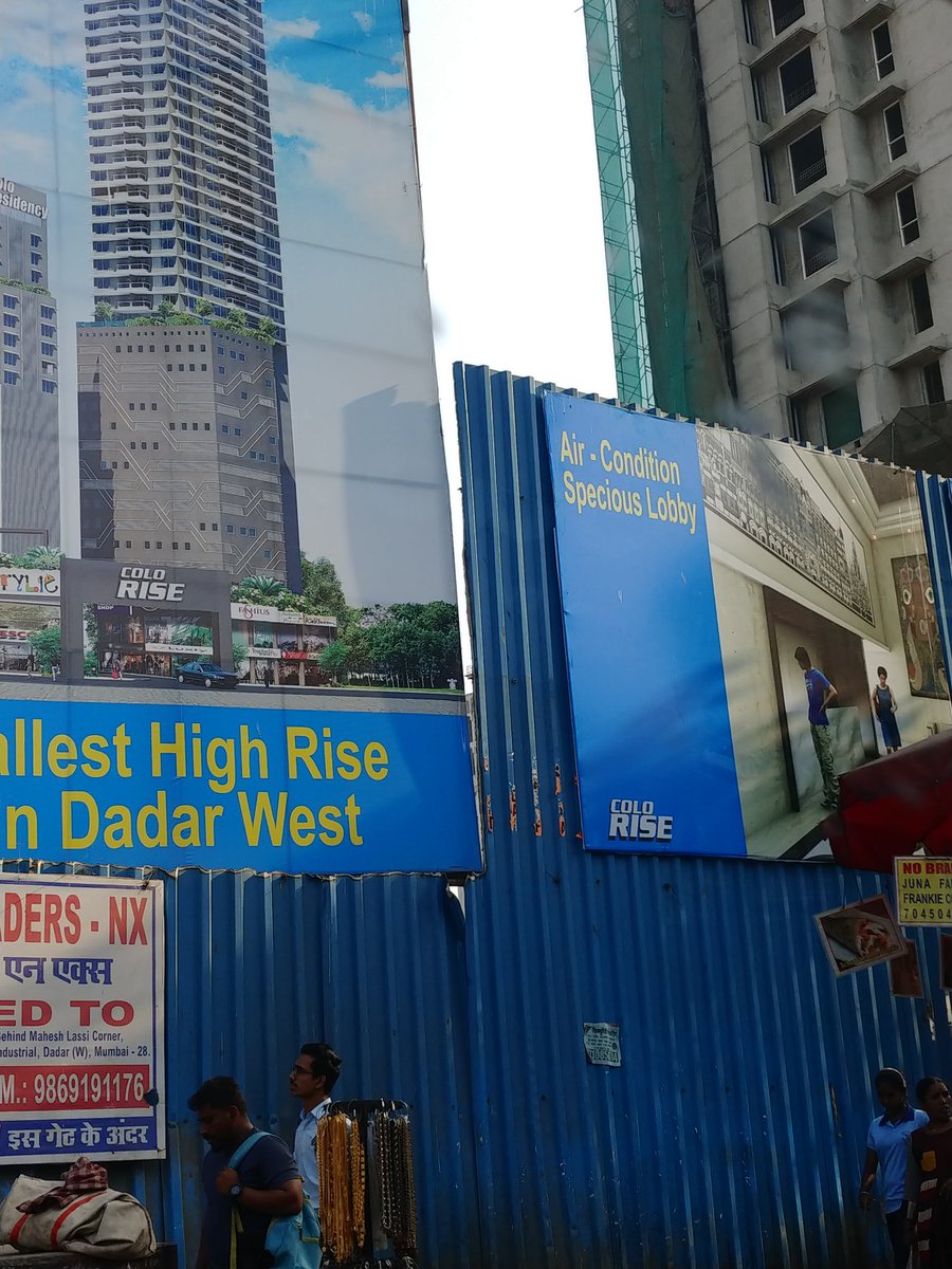 DelishDirection's tweet image. Btw Dadar's tallest high-rise has a 'specious'lobby #Mumbai #englishfail
