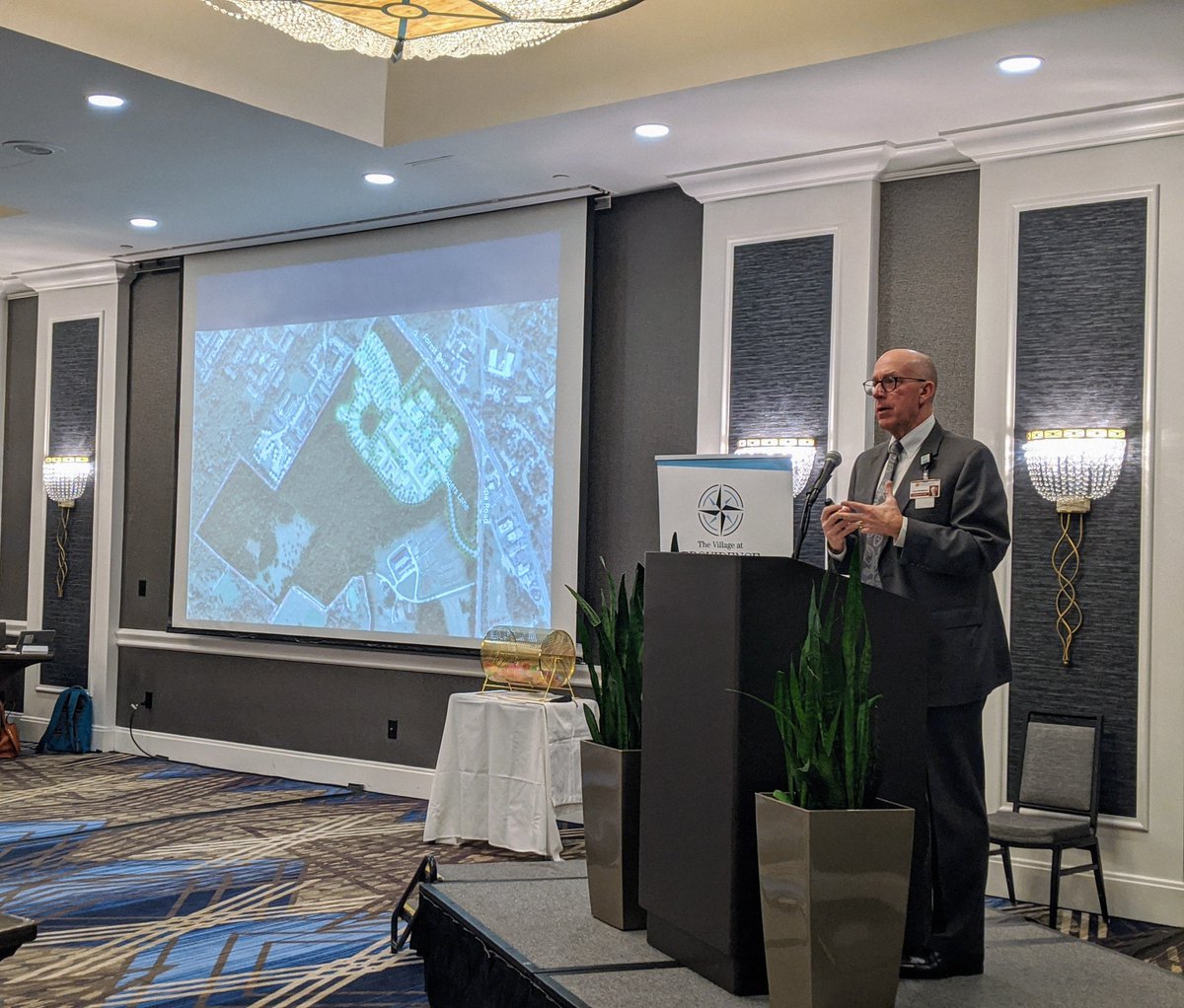 SeniorCEO_LRB's tweet photo. It was great to see the enthusiasm as I spoke to 150 of The Village at Providence Point's Priority Club members earlier this week, sharing @NLCSNews' vision to make this continuing care retirement community in #Annapolis a reality. https://t.co/RwJgwdkiMJ
