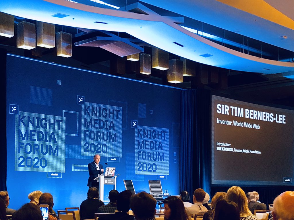 Initial reviews of his discovery were “vague, but exciting.” He wanted the web to be a collaborative space. How do we now use the web to build a more resilient society? According to Sir Tim Bergers-Lee, Inventor, World Wide Web, it’s solid.inrupt.com. #kmf20