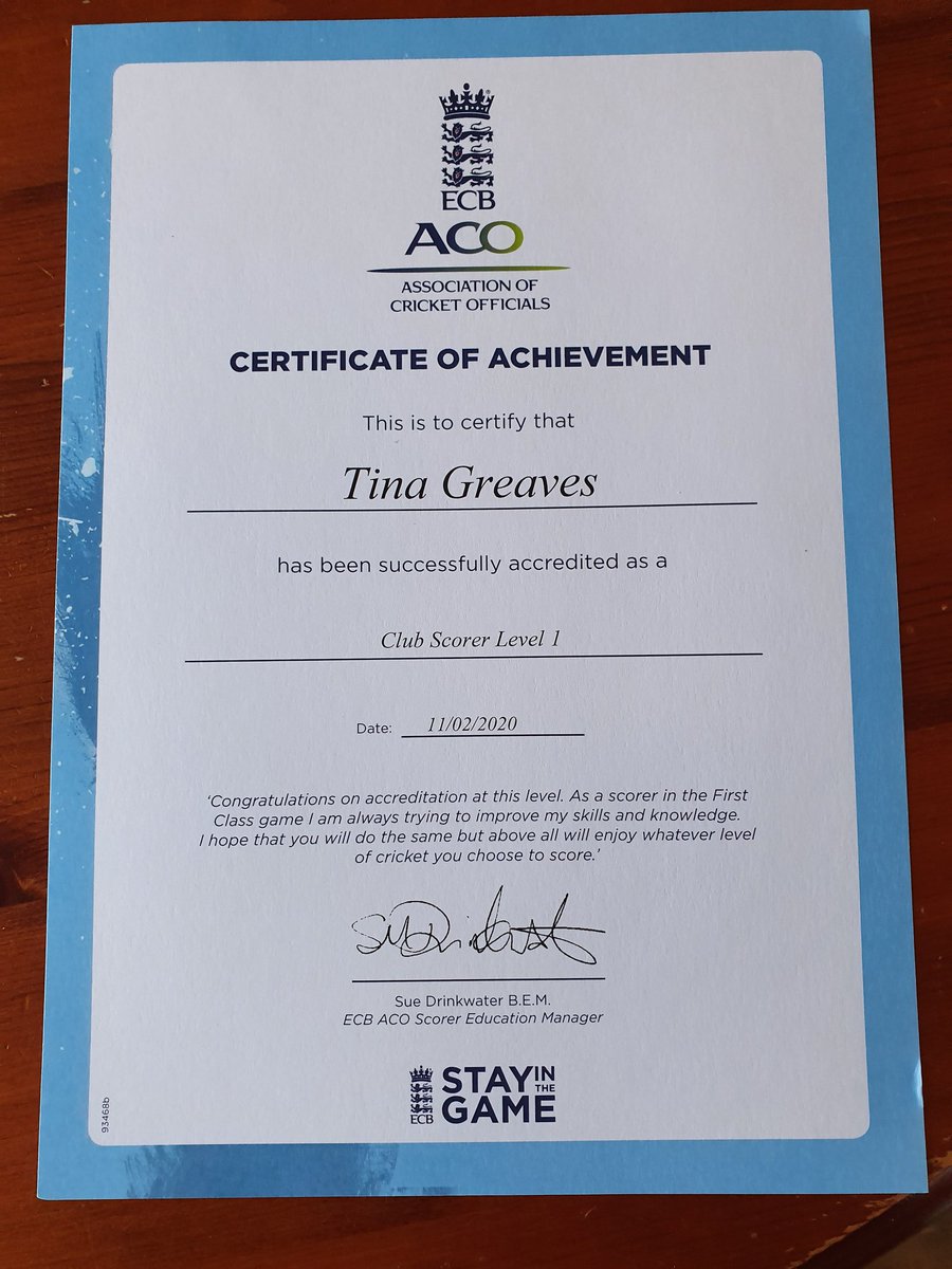 GreavesTL's tweet image. Look what has arrived today.... thank you to everyone for supporting me to achieve this @DurhamACO_  @Sam_Blacklock_  @ECBACONorth 
Onto Level 2 next 🏏