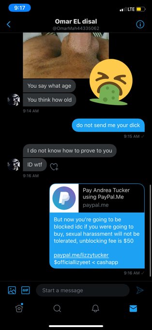 Done being nice🤮🤢 ugly ass dick anyways no amount of money is worth being sexually harassed. know your<a href="/tag/onlyfans"class="tags"><span>#onlyfans</span></a><a href="/tag/onlyfansmodel"class="tags"><span>#onlyfansmodel</span></a><a href="/tag/onlyfanspages"class="tags"><span>#onlyfanspages</span></a>
