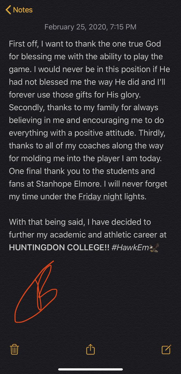 C_biscuit18's tweet photo. COMMITTED #HawkEm🦅 @CoachStephensWR @CoachT_HC @HawksFootball @SEHSMustangsFB https://t.co/U3w4JwbZMm