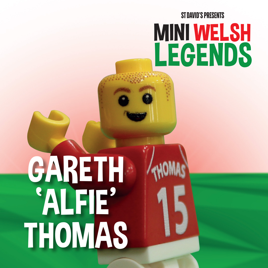 StDavidsCardiff's tweet photo. C'mon Wales! Want to get your hands on a figurine of our Welsh rugby legend Alfie? Head down to the centre on March 1st! Made using original Lego pieces, these custom figurines are exclusive for St David's Day and all proceeds will be going to @PrideCymru! #MiniWelshLegends https://t.co/oR1fI1MOvK